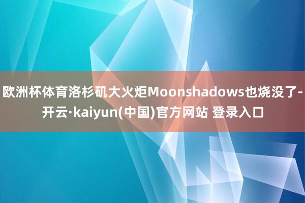 欧洲杯体育洛杉矶大火炬Moonshadows也烧没了-开云·kaiyun(中国)官方网站 登录入口